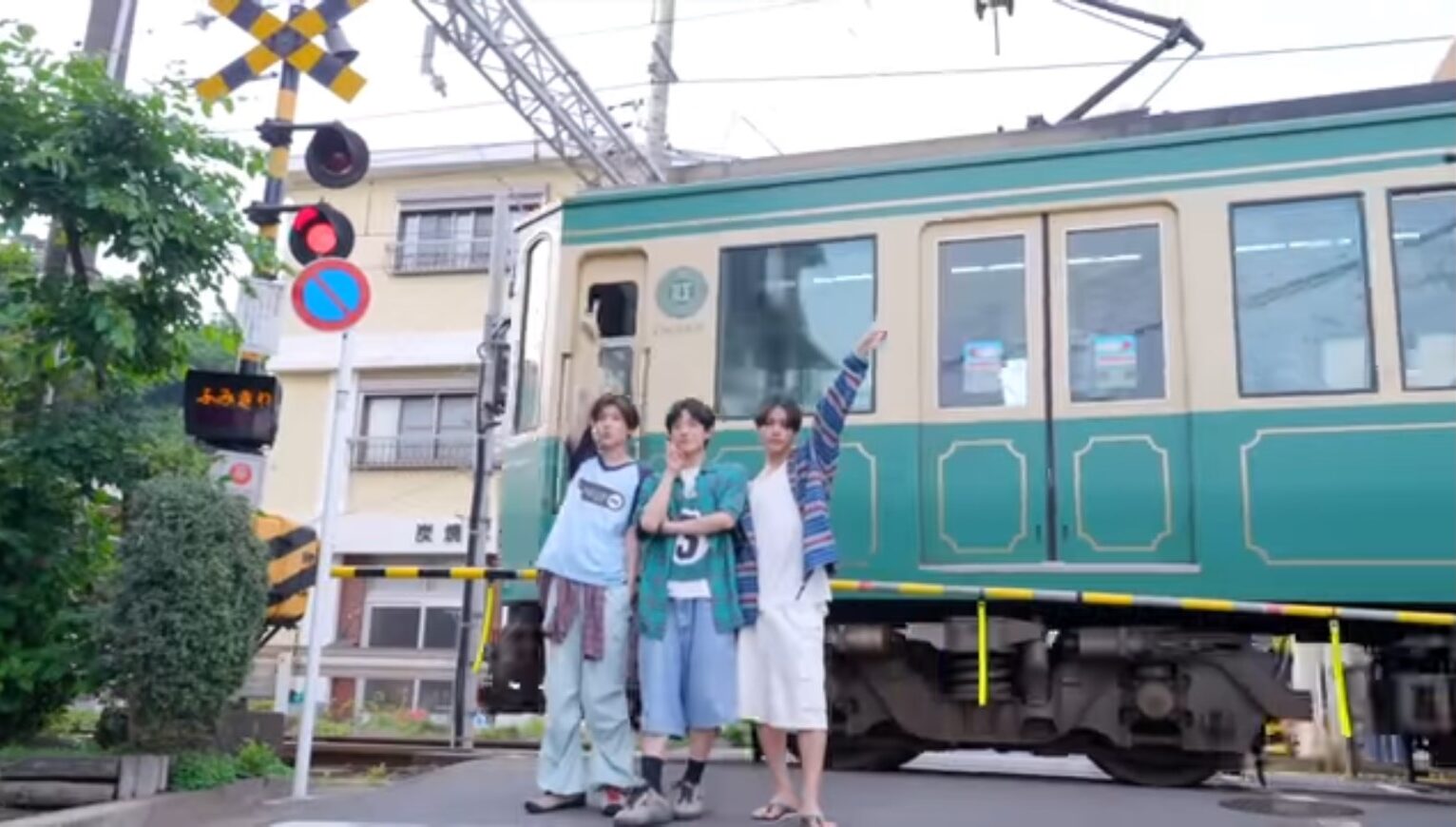 ［NCT WISH］［神奈川県］稲村ヶ崎駅踏切