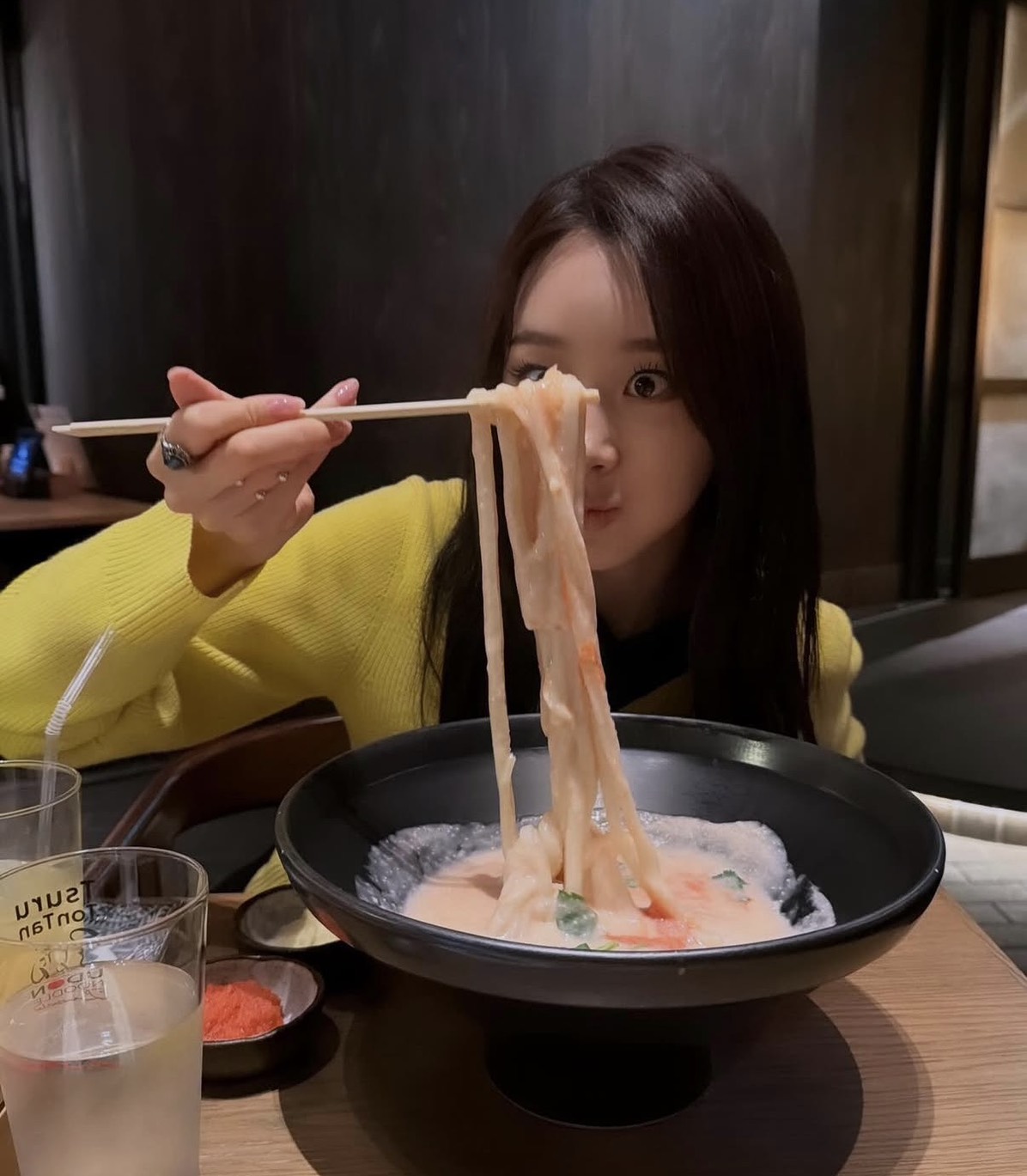[aespa ジゼル][東京]TsuruTonTan UDON NOODLE Brasserie 六本木